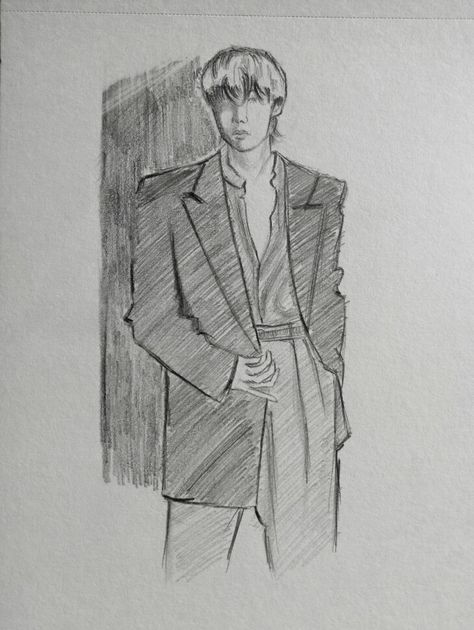 #jhope #art #drawing #sketch #pencilart #btsfanart Art Drawing Sketch, Sketches Of People, Pencil Art Drawings, Sketch Painting, Drawing Sketch, Pencil Sketch, Bts Fanart, Pencil Art, Art Drawings Sketches