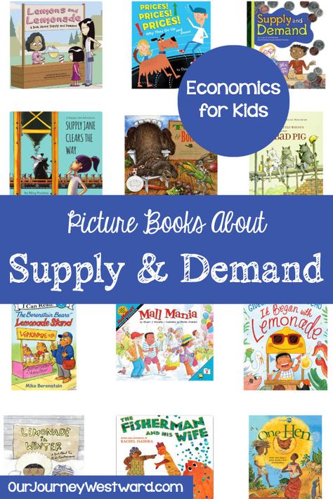 Living Math Books, Economics For Kids, Engaged Pictures, Teaching Economics, Basic Economics, Supply And Demand, Economics Books, Trade Books, History For Kids