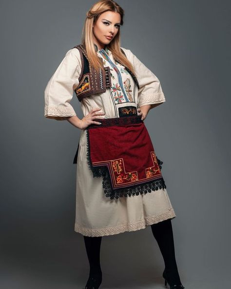 Albanian costume from Has, Kosovo Veshje Tradicionale Shqiptare, Albanian Costume, Albanian Traditional Clothing, Albanian Clothes, Albanian Traditional, Albanian Clothing, Albanian Culture, Folk Clothing, National Dress