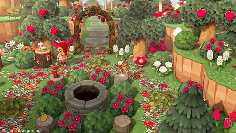 Animal Crossing Codes Designs on Instagram: “Fauna enjoying this magical red garden. ❤️🌹 by @_horriblegaming Swipe➡ to see where Fauna went to play🍄🌿 🍄Tags #acnhdesigns #acnhideas…” Horrible Gaming, Cottage Core Animal Crossing, Desert City, Acnh Cottagecore, Animal Crossing 3ds, Ac New Leaf, Animals Crossing, Animal Crossing Funny, Animal Crossing Memes