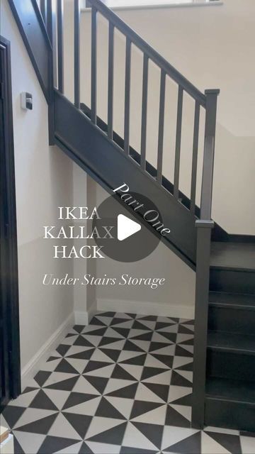 Under Stairs Storage Ikea, Ikea Under Stairs, Diy Understairs Storage, Under Staircase Ideas, Shelves Under Stairs, Cabinet Under Stairs, Ikea Bissa, Understair Storage, Under Stairs Nook