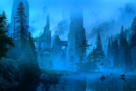 ArtStation - Ruins Explorers II Old Scenery, Game Environment, Environmental Art, The Old, The Story, Old Things, Travel, Art, Design