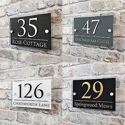 House number sign