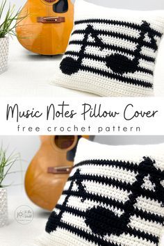 Piano Teacher Gift Ideas, Crochet Piano, Crochet Gifts For Women, Key Crochet, Pillow Cover Crochet, Crochet Music, Pillow Cover Crochet Pattern, Crochet Pillow Patterns Free, Crochet Cushion Pattern