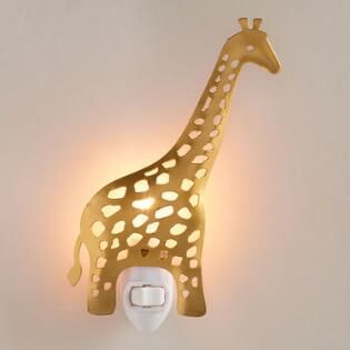 Giraffe Nursery Theme, Nursery Theme Ideas, Giraffe Room, Giraffe Lamp, Elephant Night Light, Nursery Elephant, Giraffe Decor, Unique Night Lights, Safari Theme Nursery