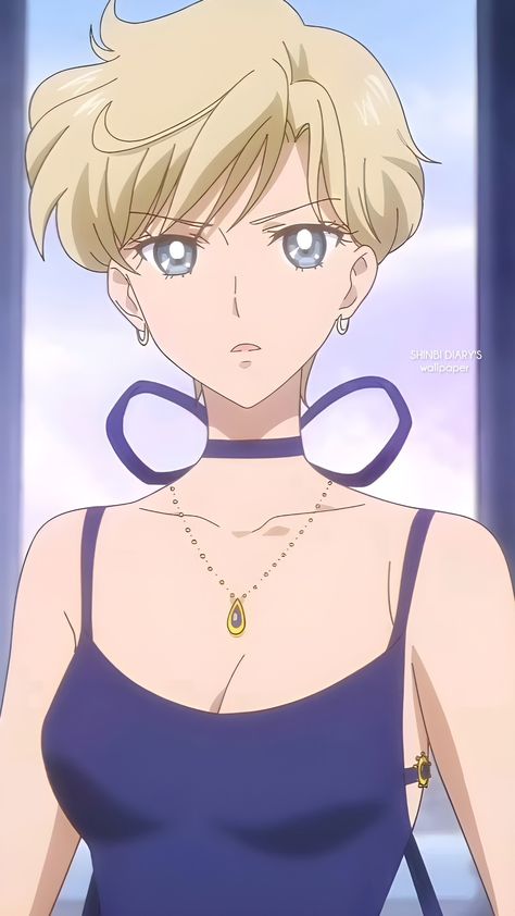 Save?? Follow! || ! DON'T REPOST !💙☄️ Sailor Uranus Crystal, Sailor Uranus Fanart, Sailor Uranus Icon, Michiru Haruka, Alice Margatroid, Sailor Moon Background, Arte Sailor Moon, Sailor Moon Aesthetic, Moon Princess