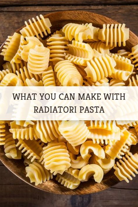 Pasta Shapes And Sauces, Riccioli Pasta Recipes, Raditorie Pasta, Radiator Pasta Recipes, Radiatori Pasta Recipes, Radiatore Pasta Recipes, Radiator Pasta, Radiatori Pasta, Radiatore Pasta