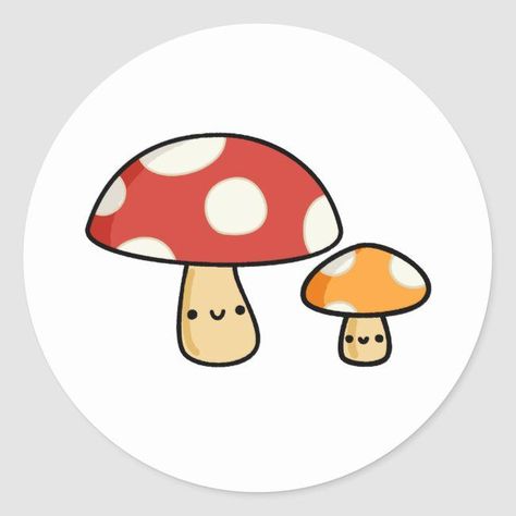 SOOOOOOOOOOOOOO CUTE Mushroom Cartoon Drawing, Luvbot Wallpaper, Mushrooms Stickers, Cute Kawaii Stuff, Kawaii Mushroom, Mushroom Aesthetic, Mushroom Illustration, Cartoon Mushroom, Mushroom Wallpaper