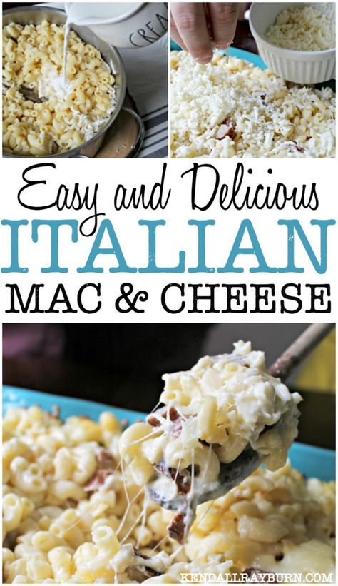 This Easy Italian Mac & Cheese with Carando Italian Sausage is so creamy + cheesy! 🍴 #ad #CarandoItalian