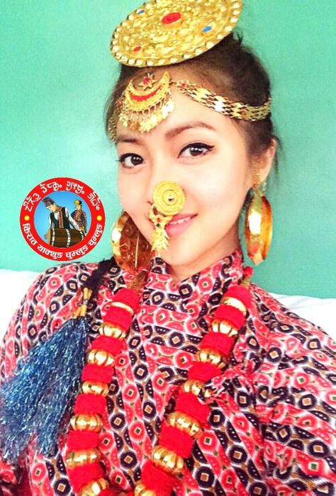 Limbu Girl Limbu Culture, Large Nose, Native Beauty, Travel Nepal, Nepal Culture, Traditional Attires, Indian People, Big Scarf, Nepal Travel