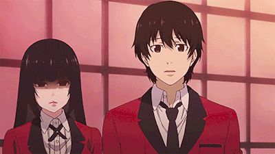 Kakegurui Gif, Anime Kiss Gif, Real Anime, Yumeko Jabami, Naruto Funny, Anime Kiss, Anime Life, Anime Ships, All Anime