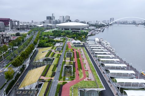 Gallery of M2 Tourist Port at Bai Lianjing / TJAD Original Design Studio - 7 Urban Agriculture, Human Centered Design, Landscape Elements, Public Park, Urban Park, Financial District, Parking Design, Urban Life, Architecture Exterior