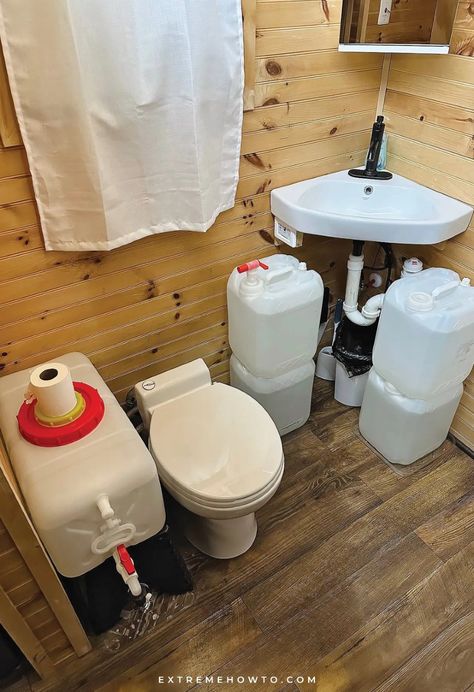 Dependence on conventional sewage systems does not necessarily resonate with the sustainability and affordability objectives of off-grid residents. Hence, inventive plumbing solutions that can tackle these challenges adeptly while providing space-efficient, effective, and eco-friendly alternatives are more than a little compelling. Cheap Hacks, Renovations On A Budget, Outhouse Bathroom, Garage Paint, Outdoor Living Deck, Building A Retaining Wall, Trim Carpentry, Pool Paint, Add A Room