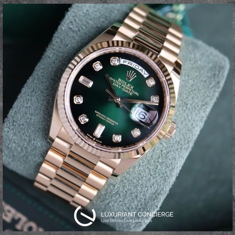 Men's Rolex, New Watch, Rolex Men, Watch Lover, Rolex Day Date, Diamond Fashion, My Birthday, Luxury Watch, Rolex Watches