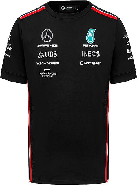 Mercedes 2023 F1 Shirt Formula 1 Merchandise, Amg Petronas F1, Mercedes Logo, Racing Apparel, Mercedes Amg Petronas, Mercedes F1, Petronas F1, Polo Shirt Design, Amg Petronas