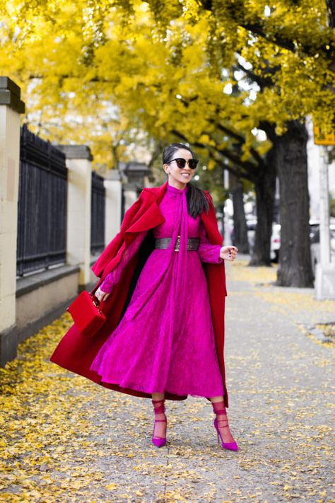 Wendy's Lookbook | Fantastic Colors - Fall Fashion with Reds and Pinks Fall Coats Women, Fall Fashion Colors, Fall Coats, Wendy's Lookbook, Fall Fashion Coats, Leandra Medine, Gas Monkey, Giovanna Battaglia, Anna Dello Russo