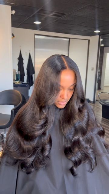 Sew In Wig, Pressed Natural Hair, Silk Press Natural Hair, Protective Hairstyles Braids, Blowout Hair, Hair Appointment, Flat Iron Hair Styles, Hair Laid, Baddie Hairstyles