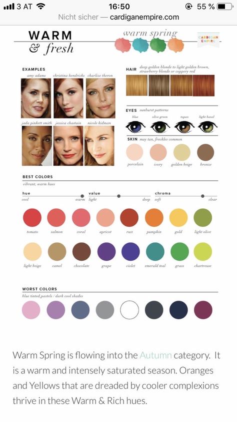 True Spring Palette, Warm Spring Palette, Warm Spring Color Palette, True Spring Color Palette, Warm Spring Outfits, True Spring Colors, Spring Skin, Style Analysis, True Spring