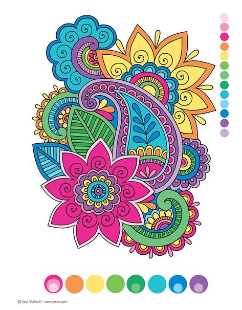 Click the link above and dive into the magical world of creativity on our Pinterest account. Discover a variety of coloring pages that await your inspiration! 😘😛 Mandela Art Design Ideas, Activity Book Design, Jess Volinski, Traditional Mehndi, Notebook Doodles, Henna Style, Coloring Techniques, Doodle Art Drawing, Paisley Art