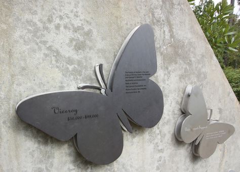 Donor Signage, Donor Plaques, Donor Recognition Wall, Recognition Plaques, Magic Wings, Donor Recognition, Donor Wall, Saint Philip, Stainless Steel Panels