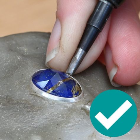 Top Tips for Bezel Setting - Lucy Walker Jewellery Stone On Stone Setting, Metal Smithing Jewelry Tutorials, Soldering Rings, Bezel Setting Tutorial, Silversmithing Tutorials, Soldering Tutorial, Silver Soldering, Metal Jewelry Handmade, Stone Settings Jewelry