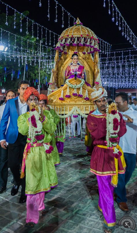 Entry For Bride, Wedding Entry, Bridal Entry, Bride Entry, Flower Garland Wedding, Wedding Background Decoration, Wedding Entrance Decor, Personalized Wedding Decor, Telugu Wedding