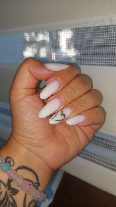 Matte milky white nails Milky White Matte Nails, Milky White Nails, Milky White, Matte Nails, White Nails, Nail Inspo, Gel Nails, Nails, White