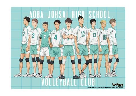 Seijoh Aoba Johsai, Volleyball Clubs, Haruichi Furudate, Oikawa Tooru, Haikyuu 3, Volleyball Team, Haikyuu Manga, Haikyuu Characters, Haikyuu Fanart