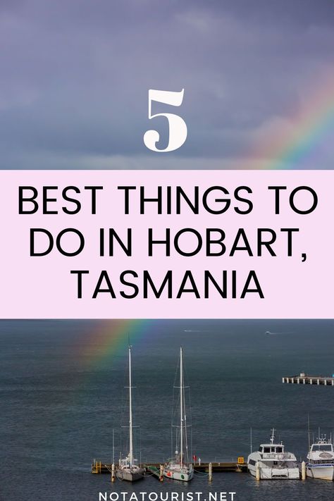 My list of the best 5 things to do in Hobart Tasmania, including free things to do in Hobart Tasmania. Visit Hobart Australia and see some of the best things to do when traveling Tasmania. Things To Do When Traveling, Hobart Australia, Pretty City, Hobart Tasmania, Uber Ride, Adventure Tourism, Vacation Itinerary, Long Trips, Free Things To Do