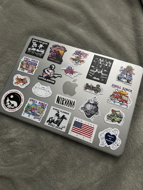 pin @sophiaapico Macbook Case Stickers, Ipad Case Stickers, Mac Stickers, Macbook Air M2, Cute Ipad Cases, Macbook Stickers, Computer Sticker, Macbook Case, Case Stickers