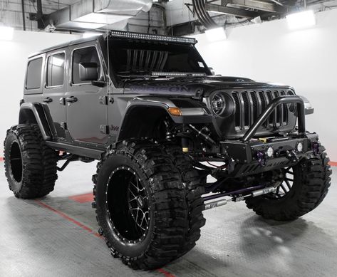 Jeep Wrangler Big Tires, Cool Jeeps Wrangler 2 Door, Jeep Wrangler Rubicon Black, Jeep Rubicon 4 Door, Jeep 392, Lifted Jeep Rubicon, Four Door Jeep Wrangler, Black Jeep Wrangler Unlimited, Jeep Wrangler 2010