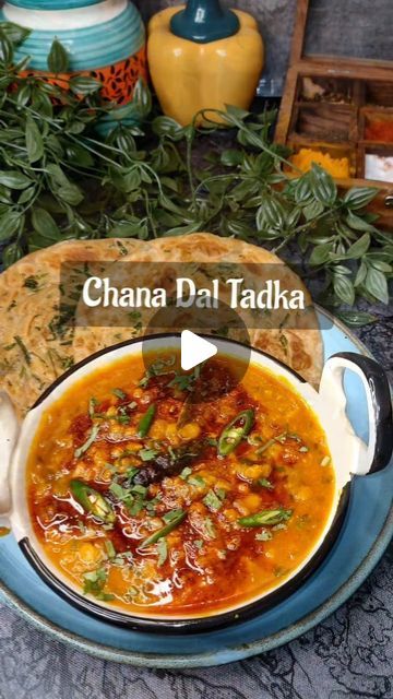 Healthy Food Channel on Instagram: "Dhaba style Chana Dal Tadka recipe 😋 

Save for later...

Ingredients 
. Soaked Chana dal-1 cup 
. Salt-1 tsp 
. Turmeric powder-1 tsp 
. Water - 1.5 cups
. Oil-1 tbsp 
. Cumin seed-1 tsp 
. Cinnamon-1 inch 
. Cardamom 1-2 
. Bay leaf-1 
. Chopped onions-2 
. Tomato paste-1 
. Red chili powder-1 tsp 
. Turmeric powder-1/2tsp 
. Coriander powder-1 tsp 
. Salt-1 tsp 
. Green chilies Chopped-1-2 
. Coriander leaves 

For tadka-
. Ghee-1 tbsp 
. Kashmiri red chili powder 
. Dry red chili-1-2 
. Kasuri methi-1tsp 

Follow for more such amazing recipes daily ❤️ 😍 
Follow - @healthyfood__channel

#daltadka #tadkadal #chanadal #tadka #dalfry #dhabastyle #restaurantstyle #foodrecipereel #foodrecipe #recipereels
#recipevideos #indianvegetarianfood #indianrecipe Dal Tadka Dhaba Style, Chana Dal Recipes, Dal Tadka Recipe, Tadka Recipe, Kasuri Methi, Dal Tadka, Dal Fry, Chana Dal, Dal Recipe