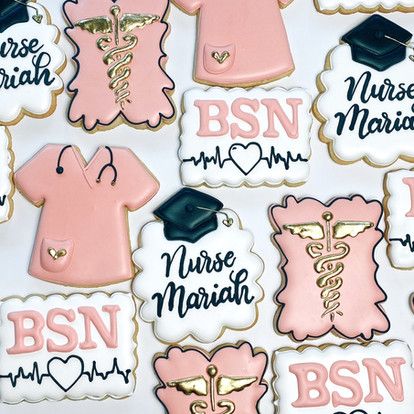 Nurse Grad Cookies, Nursing Cookies Graduation, Nurse Graduation Cookies Decorated, Nursing School Graduation Cookies, Nursing School Cookies, Nursing Grad Cookies, Nurse Sugar Cookies Decorated, Nursing Cookies Decorated, Nurse Cookies Graduation