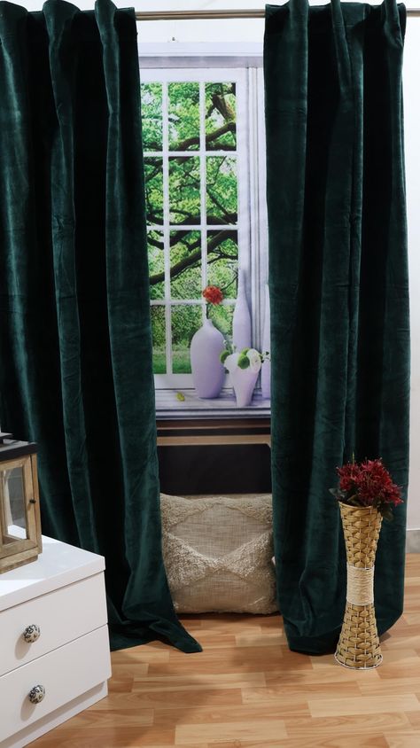 Set of 2 Teal Blue Velvet Curtains Blackout Custom Drapes Panels for living room, bedroom, Rod Pocket Curtain Bedroom Kitchen Office Dark Blue Curtains, Blue Velvet Curtains, Balcony Curtains, Curtain Bedroom, Curtains Blackout, Teal Blue Color, Boho Curtains, Curtain Sizes, Drape Panel