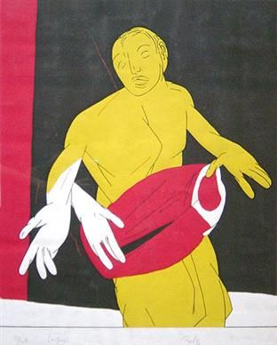 Tyeb Mehta Tyeb Mehta, Indian Contemporary Art, Modern Indian Art, Drummer Boy, Indian Artist, Indian Paintings, Modern Art Prints, India Art, Vintage Travel Posters