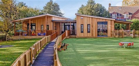 The Importance of Biophilic Modular Classrooms | Pentagon Play Pentagon Design, Good Communication Skills, The Learning Experience, Outdoor Learning, Amazing Spaces, Materials And Textures, Good Mental Health, Learning Spaces, Mental And Emotional Health