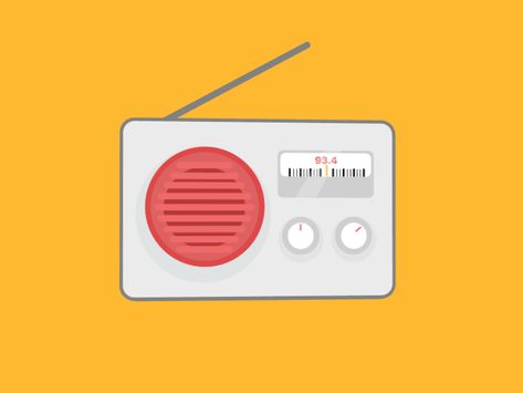 Radio Illustration, World Radio Day, Gif Illustration, Motion Art, World Radio, Social Media Marketing Campaign, Radio Play, Animation Gif, Media Agency