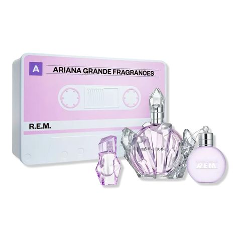 Rem Perfume, Ariana Grande Gift Set, R.e.m Perfume, Ariana Merch, Ariana Grande Merch, Grown Up Christmas List, Ariana Grande Fragrance, Ariana Grande Perfume, Pear Blossom