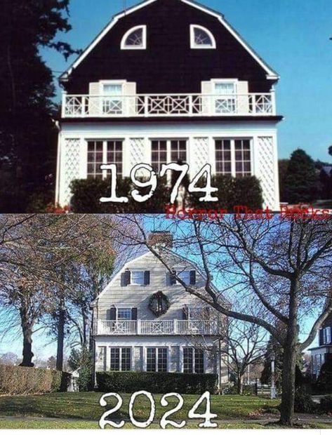 Amityville Horror House Real Conjuring House, Amityville House, The Amityville Horror, Amityville Horror, Amityville Horror House, The Amityville Horror 1979, Beach Sunset Painting, House On Haunted Hill 1959, Famous Houses