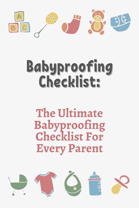 Babyproofing checklist Baby Proofing Living Room, Babyproofing Checklist, Baby Bathroom, Preparing For Baby, Baby Proofing, Newborn Care, Blog Inspiration, Everything Baby, Baby Nursery Decor