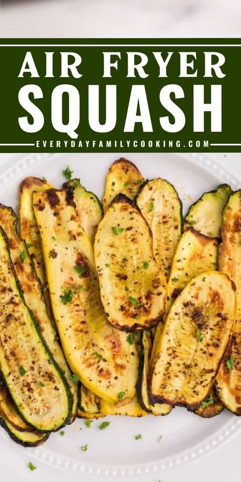 Are you on a keto, gluten-free, or vegetarian diet? This recipe will save your life! This squash recipe with zucchini takes only 15 minutes to make. Using your air fryer and with just 5 ingredients, you can make this dish! Try this now and share this with your friends! Airfry Zucchini And Squash, Squash Recipes Air Fryer, Air Fryer Squash And Zucchini, Zucchini Air Fryer Recipes, Air Fryer Zucchini And Squash, Squash In Air Fryer, Air Fryer Zucchini Recipes, Air Fryer Squash, Recipe With Zucchini