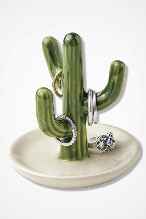 Cactus Ring, Cactus Party, Diy Air Dry Clay, Pear Cactus, Sculpture Art Clay, ดินปั้น Polymer Clay, Cerámica Ideas, Clay Diy Projects, Diy Ceramic