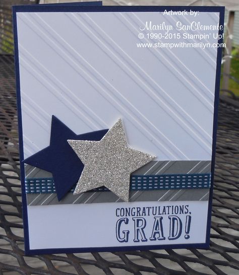 graduation card at Stamp with Marilyn