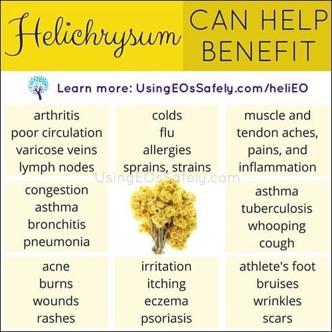 Helichrysum Essential Oil, Essential Oils For Babies, Oil Remedies, Essential Oils Health, Yl Essential Oils, Using Essential Oils, Essential Oil Benefits, Healing Oils, Skin Remedies