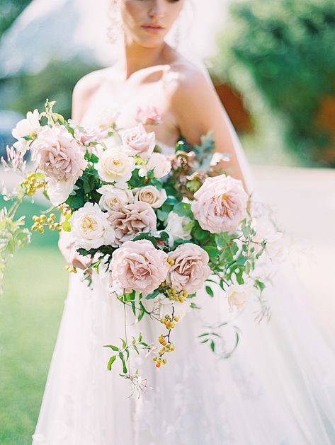 Golden Autumn Themed Kestrel Park Editorial Romantic Bridal Bouquet, Nude Wedding, Romantic Bouquet, Elegant Bouquet, Wedding Sparrow, Socal Wedding, Floral Studio, Wedding Forward, Wedding Boston