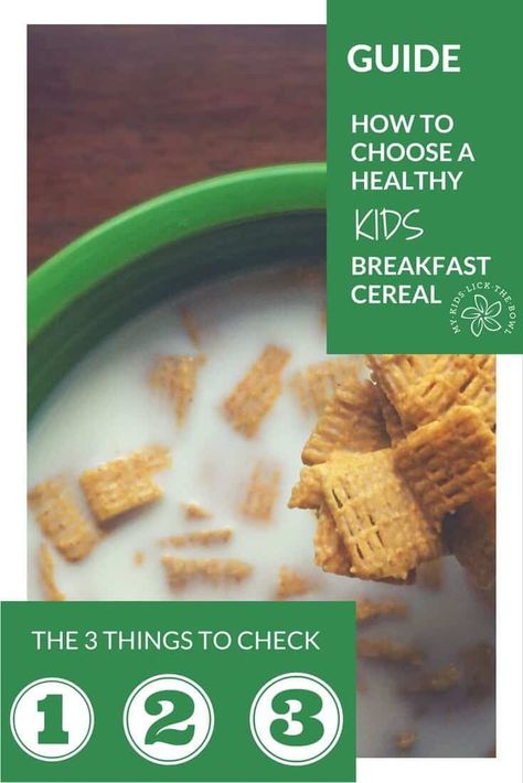 A simple guide to choosing a healthy kids breakfast cereal. Making breakfast cereal easy and healthy Healthy Cereal Brands, Healthy Breakfast Cereal, Cereal Healthy, Cold Breakfast, Healthy Cereal Breakfast, Healthy Breakfast For Kids, Kids Cereal, Best Cereal, Homemade Kombucha