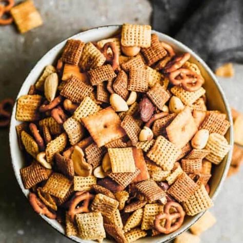 Chex Mix | - Tastes Better From Scratch Chex Mix Recipes Spicy, Savory Chex, Savory Chex Mix, Spicy Chex Mix, Gluten Free Chex, Sweet Chex Mix, Sweet Chex, Party Mix Snacks, Homemade Chex Mix