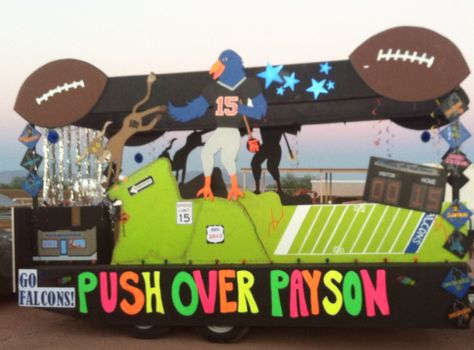 Homecoming float Neon Nights Homecoming Float Ideas, Neon Homecoming, Parade Float Ideas, Hoco 2022, Pep Club, Homecoming Floats, Parade Float, Neon Nights, Cheerleading