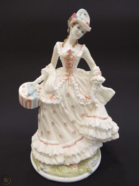 Dresden Dolls, Old Country Houses, Follow The Sun, Lladro Figurines, Milk Glass Vase, China Display, Country Houses, Royal Worcester, Story Book