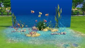 Underwater Ceiling, Sims4 Mermaid, Sims Furniture, Ocean Plants, Underwater Background, Mermaid Skin, Ts4 Mods, Underwater Plants, Sea Plants